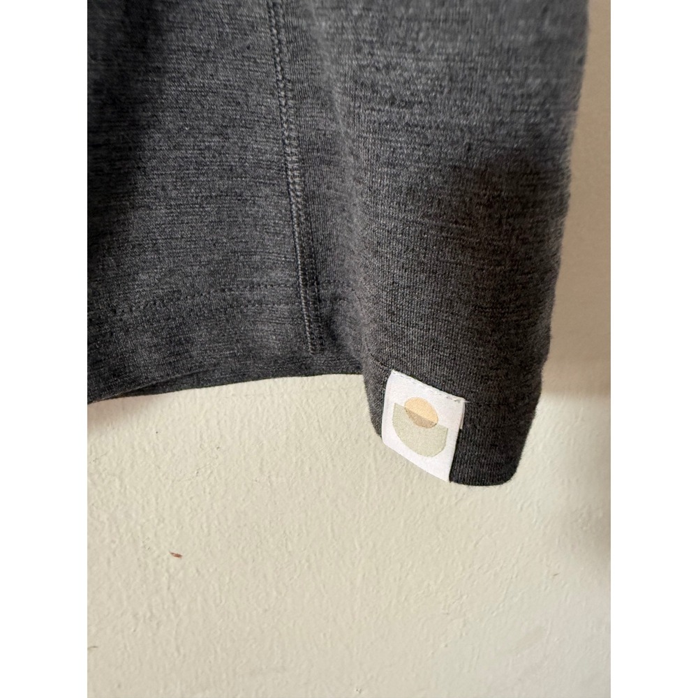 Lalabu Dad Shirt Mens Small Gray Kangaroo Pouch Baby Wearing Carrier T-Shirt - Picture 4 of 6